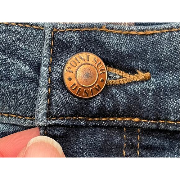 NWT J.Crew Point Sur Hightower Straight Jean in Vivid Indigo Wash, Size 32 - Picture 4 of 13